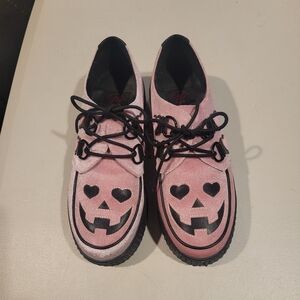 Heart Jack-O'-Lantern Pink Creepers